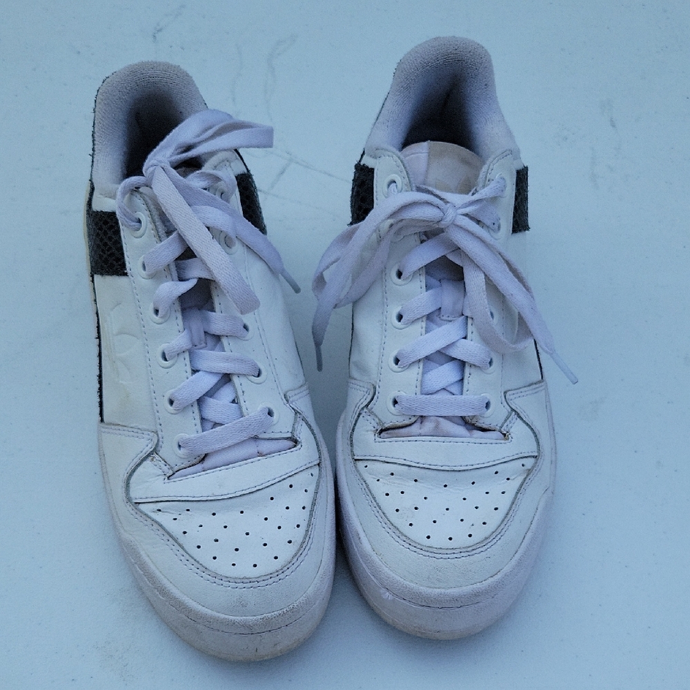 Adidas White and Black Athletic Shoes